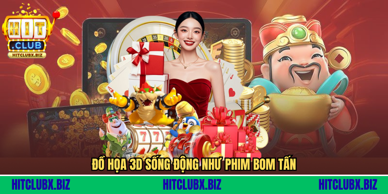 Đồ họa 3D sống động như phim bom tấn